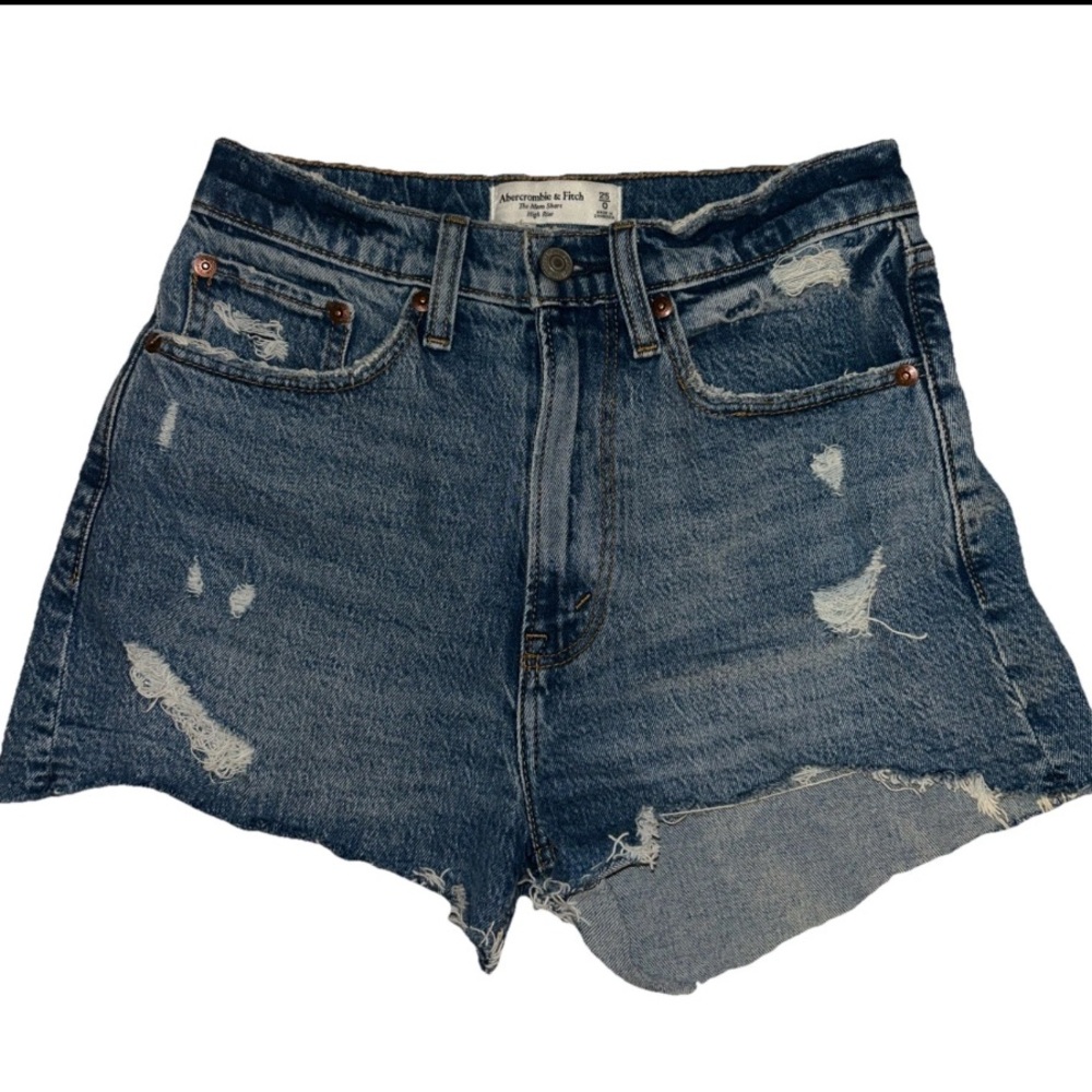 Abercrombie & Fitch Women’s High Rise Curve Love The Mom Short Size 25/0